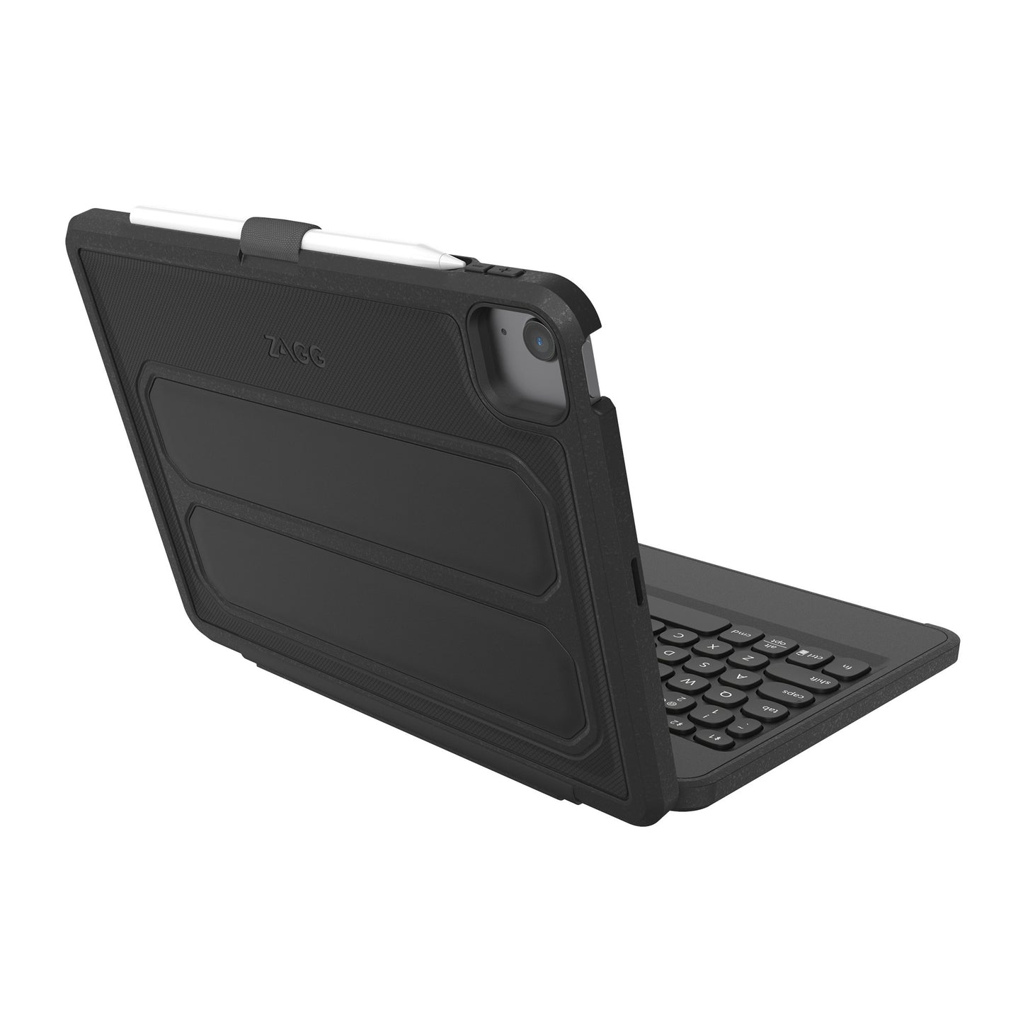 iPad 10.9 Air 4(2020)/Pro 11(2020/2018) ZAGG Black Rugged Book and Keyboard Case - 15-08564